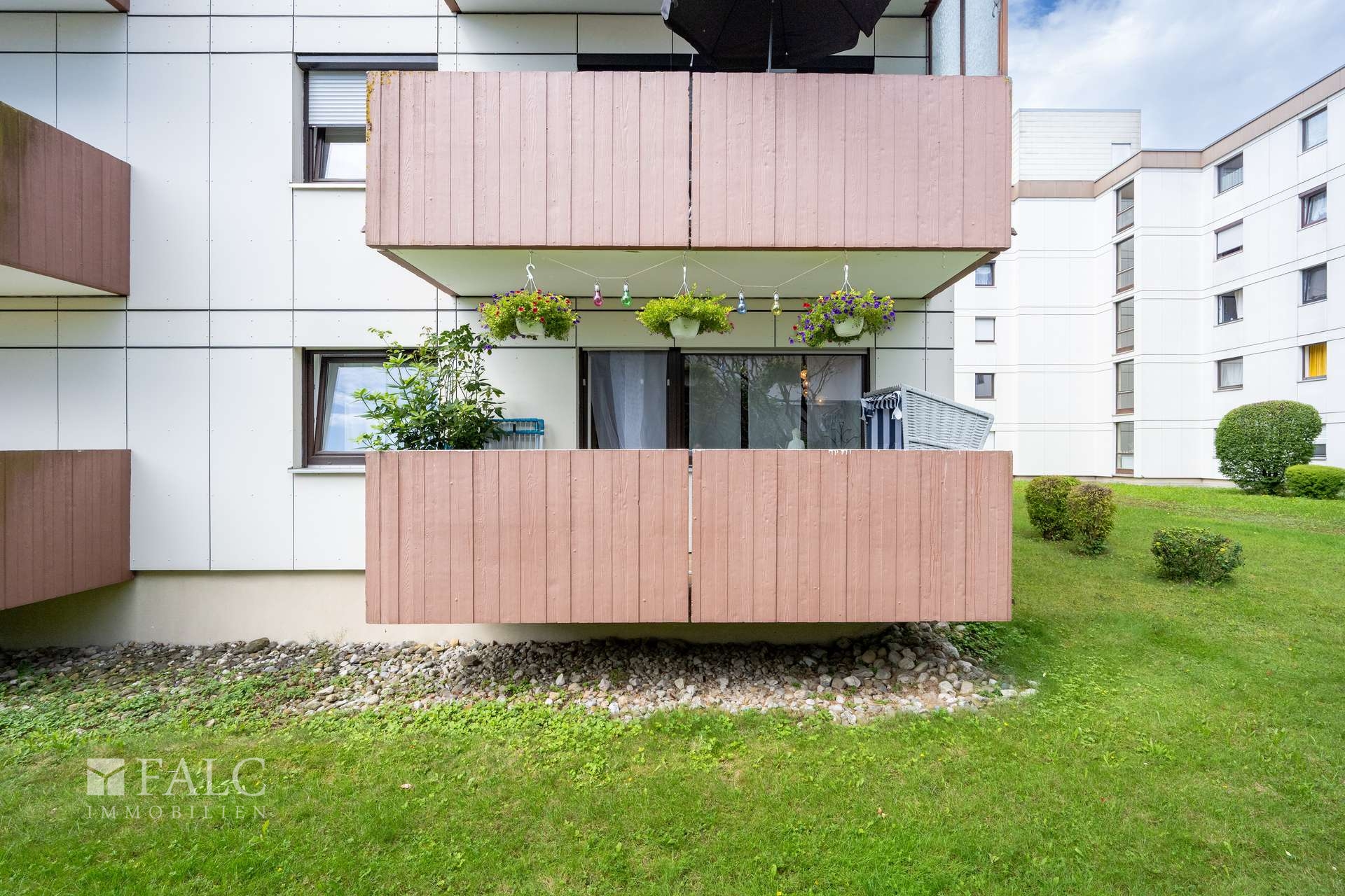 Balkon gerade